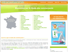 Tablet Screenshot of guide-des-commercants.fr
